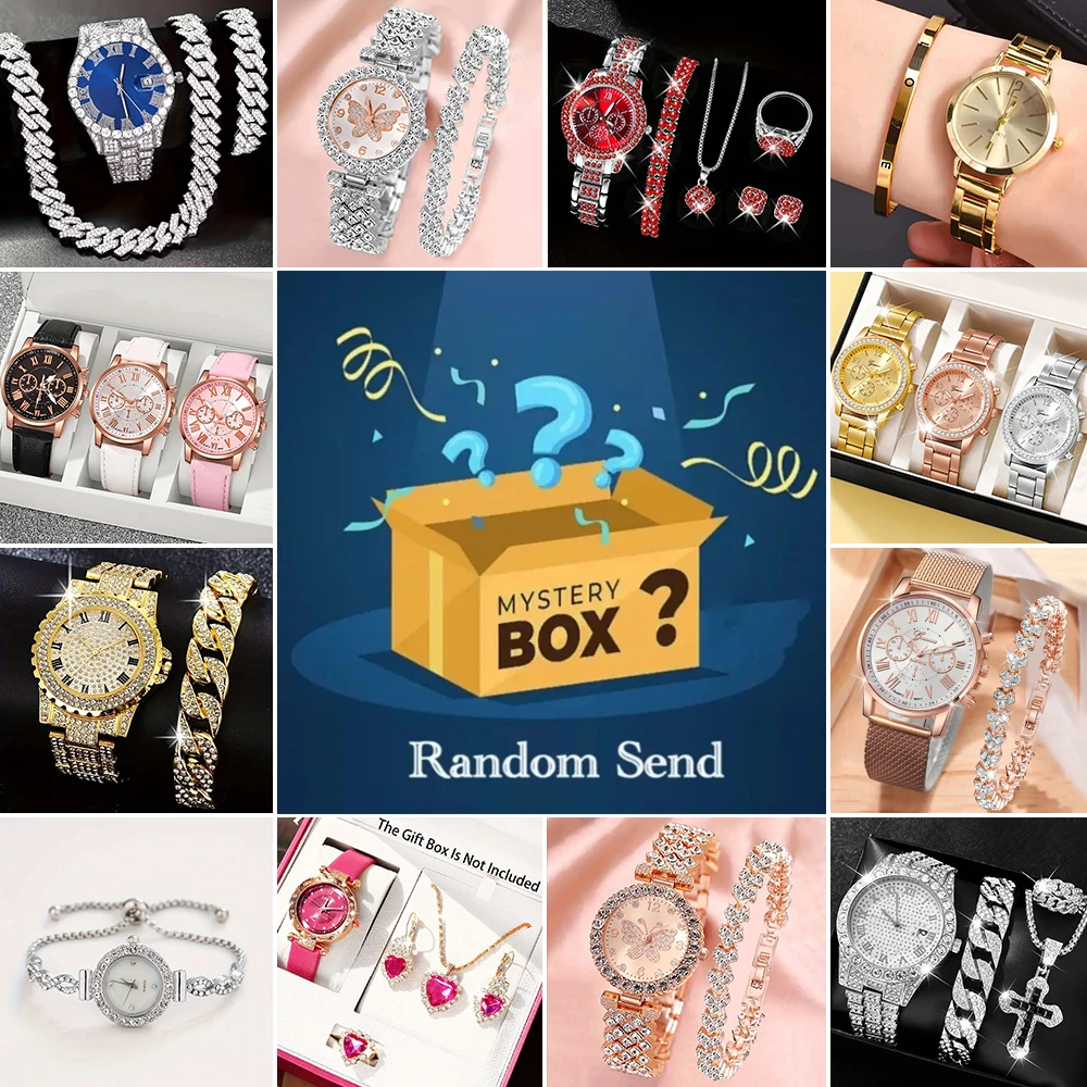 Watch Display Box - กล่องสุ่มลึกลับสุดเซอร์ไพรส์ รับประกันว่าจะได้ของรางวัล 100% ภายในกล่องจะมีนาฬิกาพกตามภาพที่แสดง